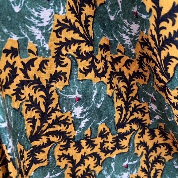 J Crew off shoulder elephant print tip - Picture 6 of 6